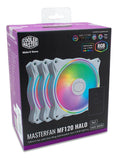 Cooler Master Mf120 Halo 3in1 White Edition Masterfan Rgb