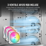 Case Corsair 3000d Rgb Airflow White Icue Vidrio Templado