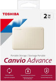 Disco Duro Externo Toshiba 2tb Canvio Advance Usb 3.0 / 2.0