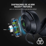 Auricular Gaming Razer Kraken V3 X Black Usb