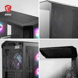 Case Msi Mag Pano M100r Pz Argb Black V/templado Usb 3.2