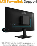 Monitor Msi Pro Mp275 E2, 27 Ips, Fhd, 120hz, 1ms, Parlante