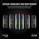 Memoria 32gb 16x2 Ddr5 Bus 6200 Corsair Vengeance Rgb Black