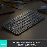 Teclado Bluetooth Logitech Mx Keys Mini Iluminado Multi Devi