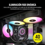 Rifrigeración Líquida Corsair 240 H100i Elite Lcd Xt