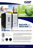 Regulador De Voltaje Cdp R2cu-avr1008,1000va 8entra 4usb