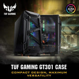 Case Mid Tower Asus Tuf Gaming Gt301 Argb Black