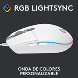 Mouse Gamer Logitech G203 Rgb Lightsync 8000 Dpi Usb Rgb