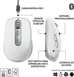 Mouse Logitech Master Mx Anywhere 3 Inalámbrico Recargable