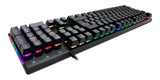 Teclado Mecánico Gamer Antryx Mk850 Chrome Storm Rgb Black