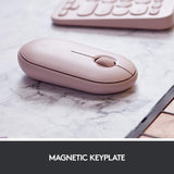 Combo Logitech Teclado K380 + Mouse M350 Rosa Bluetooth