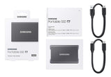 Disco Ssd Samsung 2tb T7 Grey Externo Portatil Usb-c