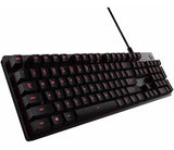 Teclado Gaming Logitech G413 Red Mecánico Carbón