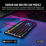 Teclado Gaming Corsair K60 Rgb Pro Español