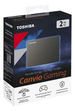 Disco Duro Toshiba 2tb Canvio Gaming Portátil Usb3.2 Externo