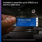 Wd Blue Sn580 2tb M.2 2280 Pcie 4.0 Ssd