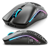 Mouse Glorious Model O- Minus Inalámbrico Matte Black Whitte