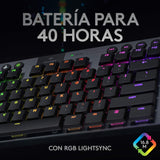 Teclado Gamer Logitech G915 Tkl Wireless Lightspeed Rgb