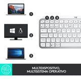 Teclado Bluetooth Logitech Mx Keys Mini Iluminado Multi Devi