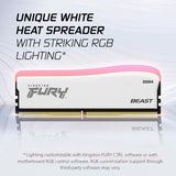 Memoria Kingston Ddr4 16gb 3200 Fury Beast Rgb Cl16 White