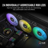 Cooler De Case Corsair Icue Ml120 Rgb Elite Premium X3 120mm