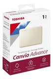 Disco Duro Externo Toshiba 1tb Canvio Advance Usb 3.0 Blanco