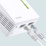 Extensor Powerline Wifi Av600 A 300mbps Tp-link Tl-wpa4220