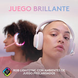 Audífono Gamer Logitech G735 Bluetooth Lightsync Aurora Rgb