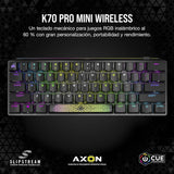 Teclado Gaming Corsair K70 Pro Mini Rgb Mechanical