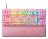 Teclado Gaming Razer Huntsman V2 Tkl Opto Quartz Rosa