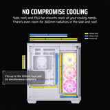 CASE CORSAIR 3500X ARGB White SIN FUENTE VIDRIO TEMPLADO