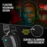 Audifono Gaming Corsair Hs80 Wireless Rgb Carbon