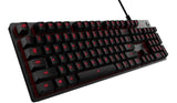 Teclado Gaming Logitech G413 Red Mecánico Carbón