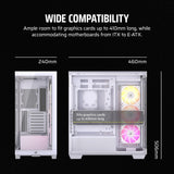 CASE CORSAIR 3500X ARGB White SIN FUENTE VIDRIO TEMPLADO