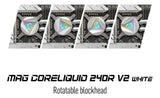 Cooler De Cpu Msi Mag Coreloquid 240r V2 White Intel Amd Arg