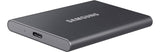 Disco Ssd Samsung 2tb T7 Grey Externo Portatil Usb-c