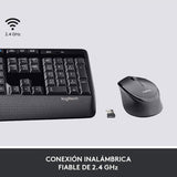 Kit Logitech Mk345 Teclado Y Mouse Inalámbrico Receptor Usb