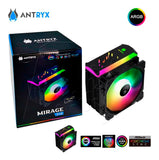 Cooler Para Procesador Antryx Mirage 510 Black Argb