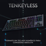 Teclado Gamer Logitech G915 Tkl Wireless Lightspeed Rgb