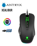 Mouse Gamer Antryx Xcalibur Rgb 16400 Dpi Bk