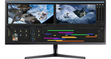 Monitor 34 Samsung Ls34j550wqlxpe Va Wqhd 75hz 4ms Freesync