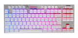 Teclado Redragon Horus Tkl K622w Rgb Sp Whitte Cableado Usb