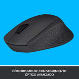 Kit Logitech Mk345 Teclado Y Mouse Inalámbrico Receptor Usb