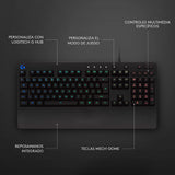 Teclado Logitech G213 Prodigy Rgb Gaming Envios