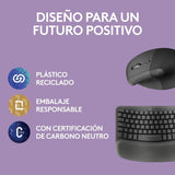 Logitech Wave Keys Y Lift Vertical Ergonómico Bluetooth Sp