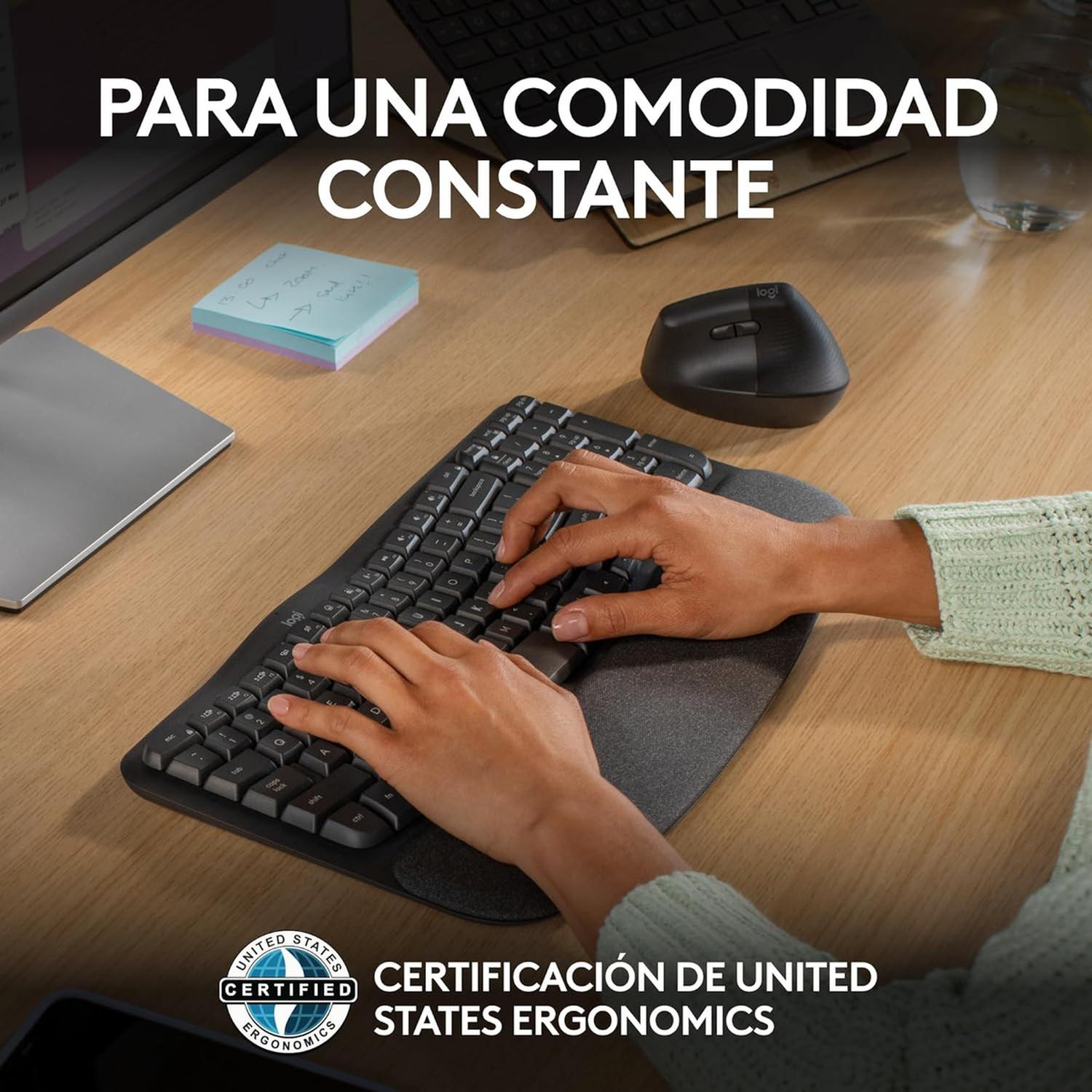 Lift Key Computer Logitech Wave Keys Y Lift Vertical Ergonómico Bluetooth Sp – WonderCris ...