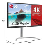 Monitor 27 LG 27up550-w Ips 4k Uhd Hdr10 Dci-p3