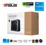 Pc Intel Ci5-12400f, 16gb Ssd 1tb 3060 12gb Case Rgb F/650w