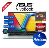 Laptop Asus Vivobook Go 15 Ryzen 5 7520u 16gb Ssd512 15.6