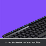 Kit Logitech Mk345 Teclado Y Mouse Inalámbrico Receptor Usb